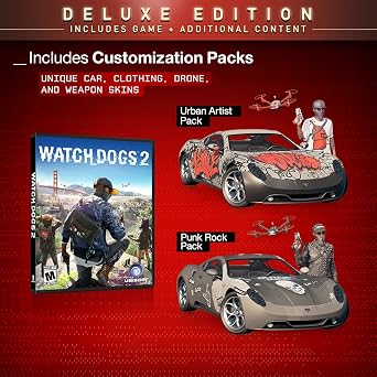 Watch Dogs 2: Deluxe Edition (Includes Extra Content) - PlayStation 4