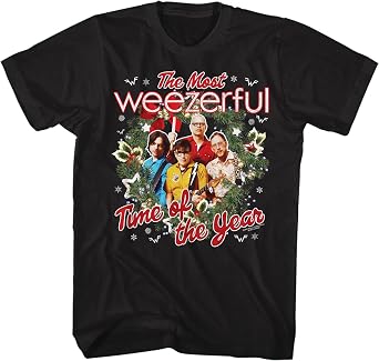 American Classics Weezer The Most Weezerful Time of the Year T Shirt Black