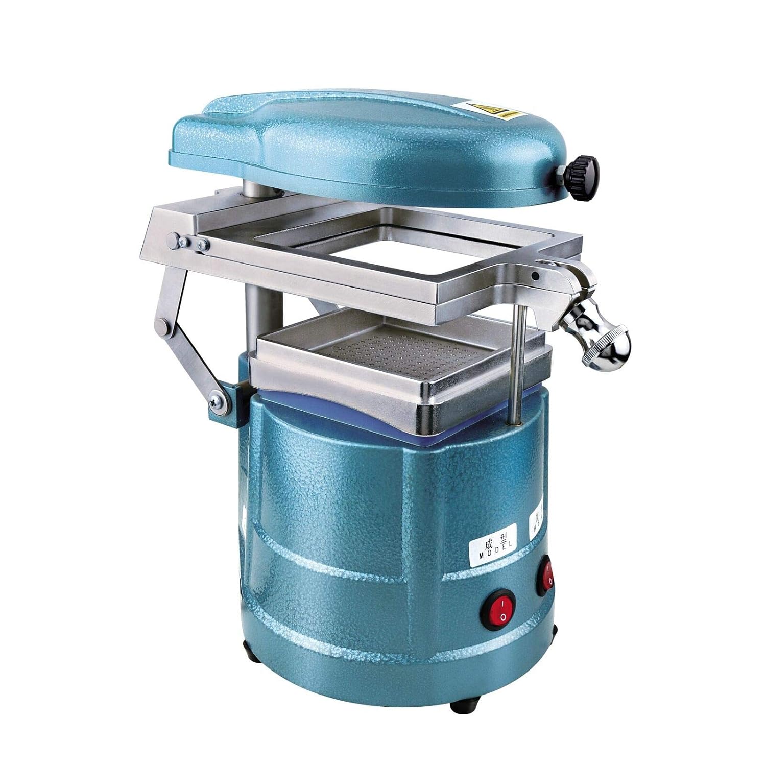 Dental Suction Machine, 110V 600W Molding Machine Former Heat Thermoforming Lab Equipment Former, Heavy-Duty Adjustable Dental Vacuum Forming Machine with Symmetrical Heating System for Laboratory