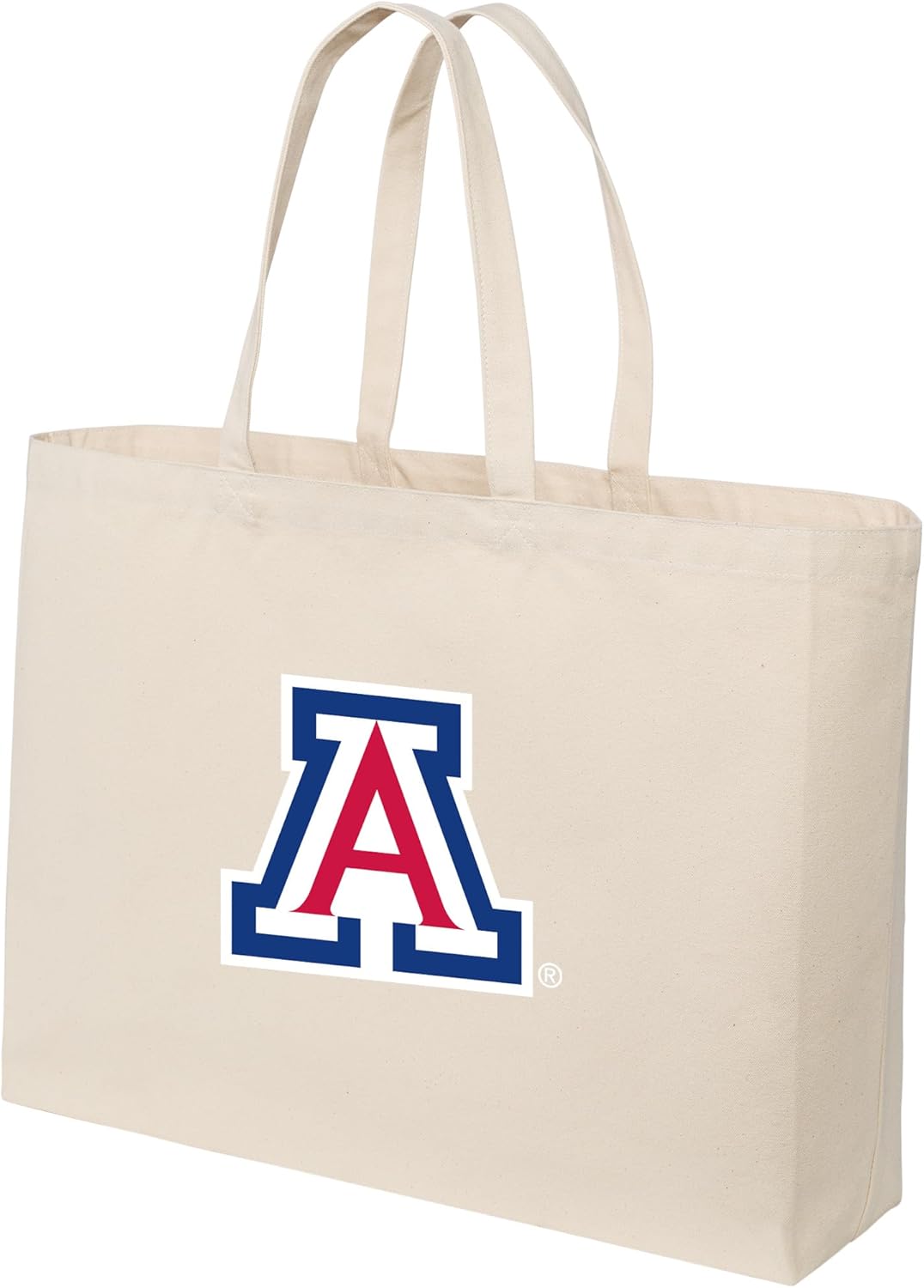 Broad Bay JUMBO University of Arizona Tote Bag or Large Canvas Arizona Wildcats Shopping Bag