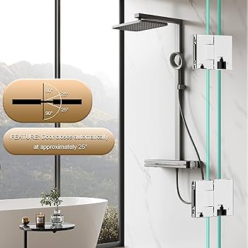 Alise Glass Shower Door Hinges, 180 Degree Shower Door