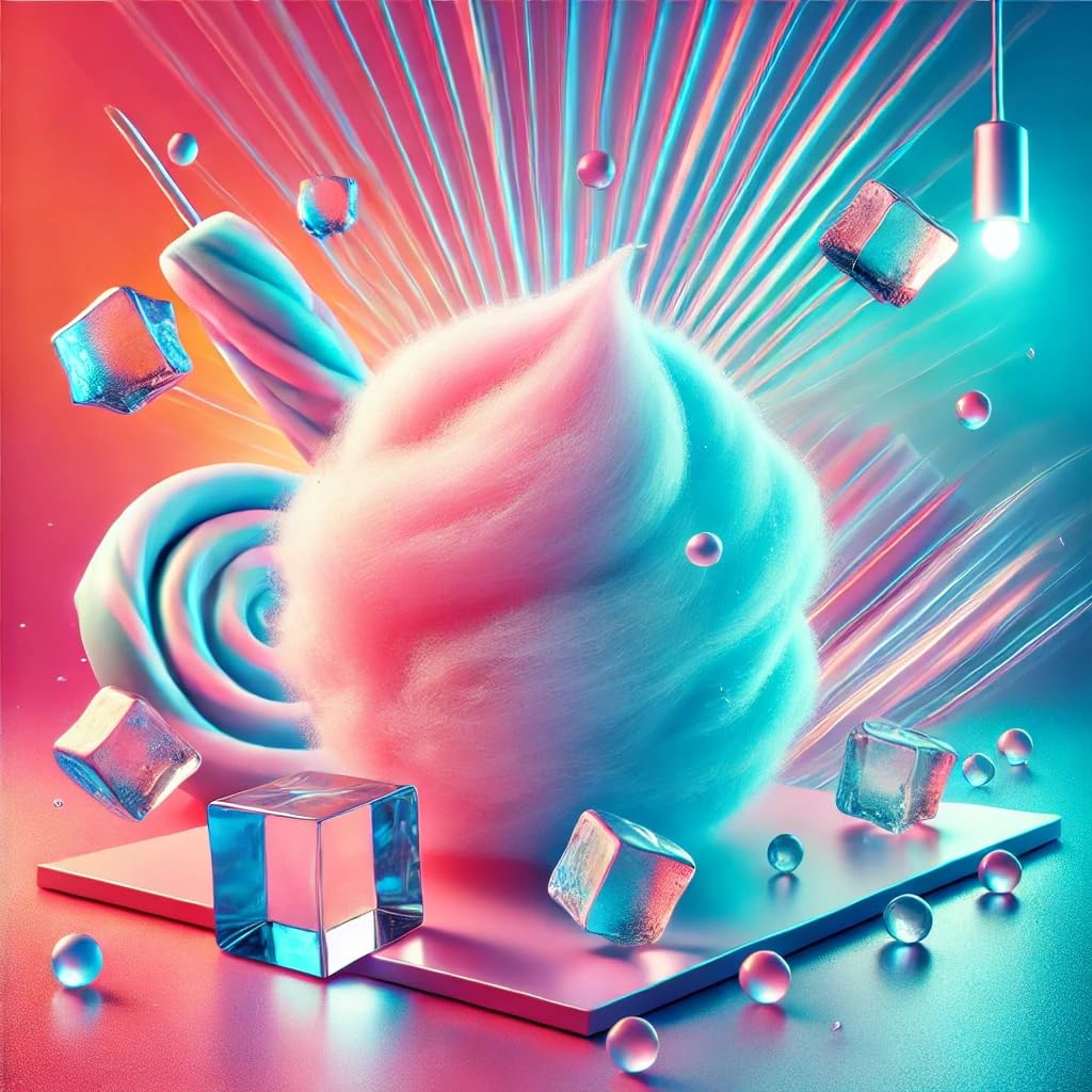 Cotton Candy Ice - Zuckerwatte Ice Aroma Konzentrat - Vegan - Sasami - 100ml