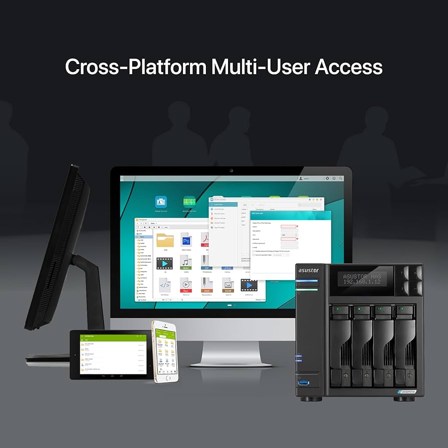 外付けハードディスク・ドライブ ASUSTOR AS6704T NAS 71aSZQP9ADL._UF894,1000_QL80_.jpg