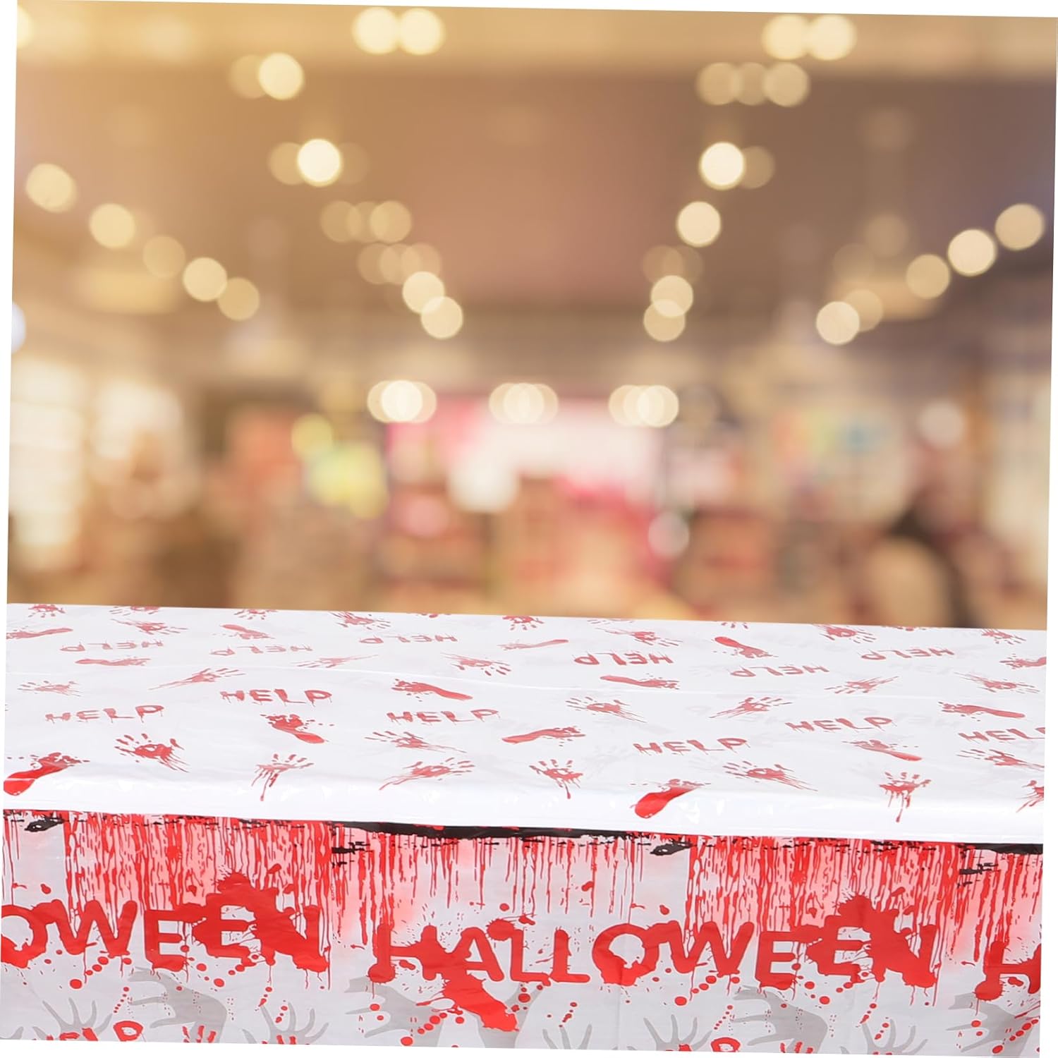 1set Scary Halloween Party Tableware Bloody Handprint Disposable Plates Ghost Plates Horror Themed Dinnerware Set