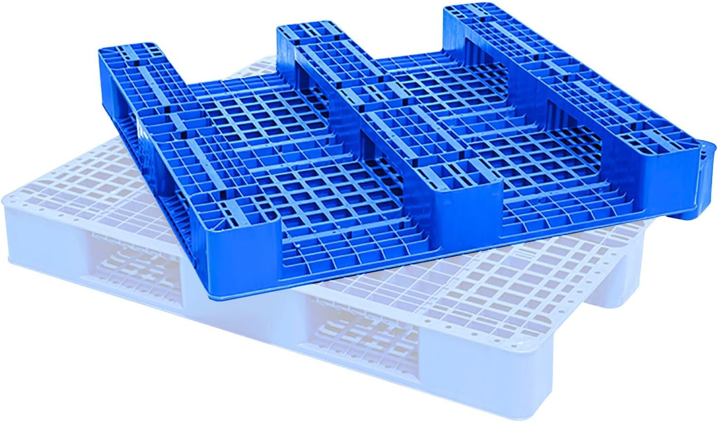 Plastic Pallets - Polyethylene Waterproof Storage Pad for Basements, Warehouses, Supermarkets, Logistics, Docks, Airports