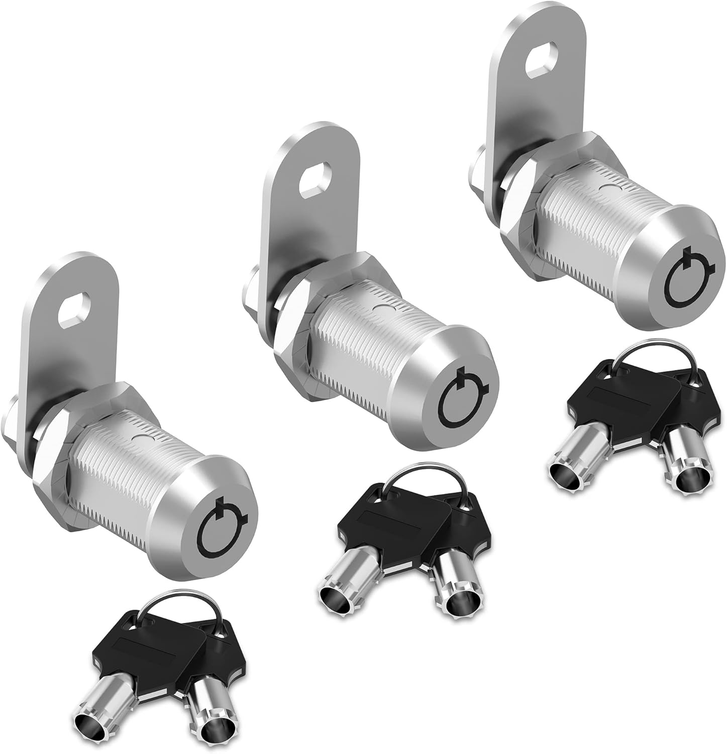 3 Pack 11/8 inch Locks RV Storage Lock Mailbox Lock andKeyed