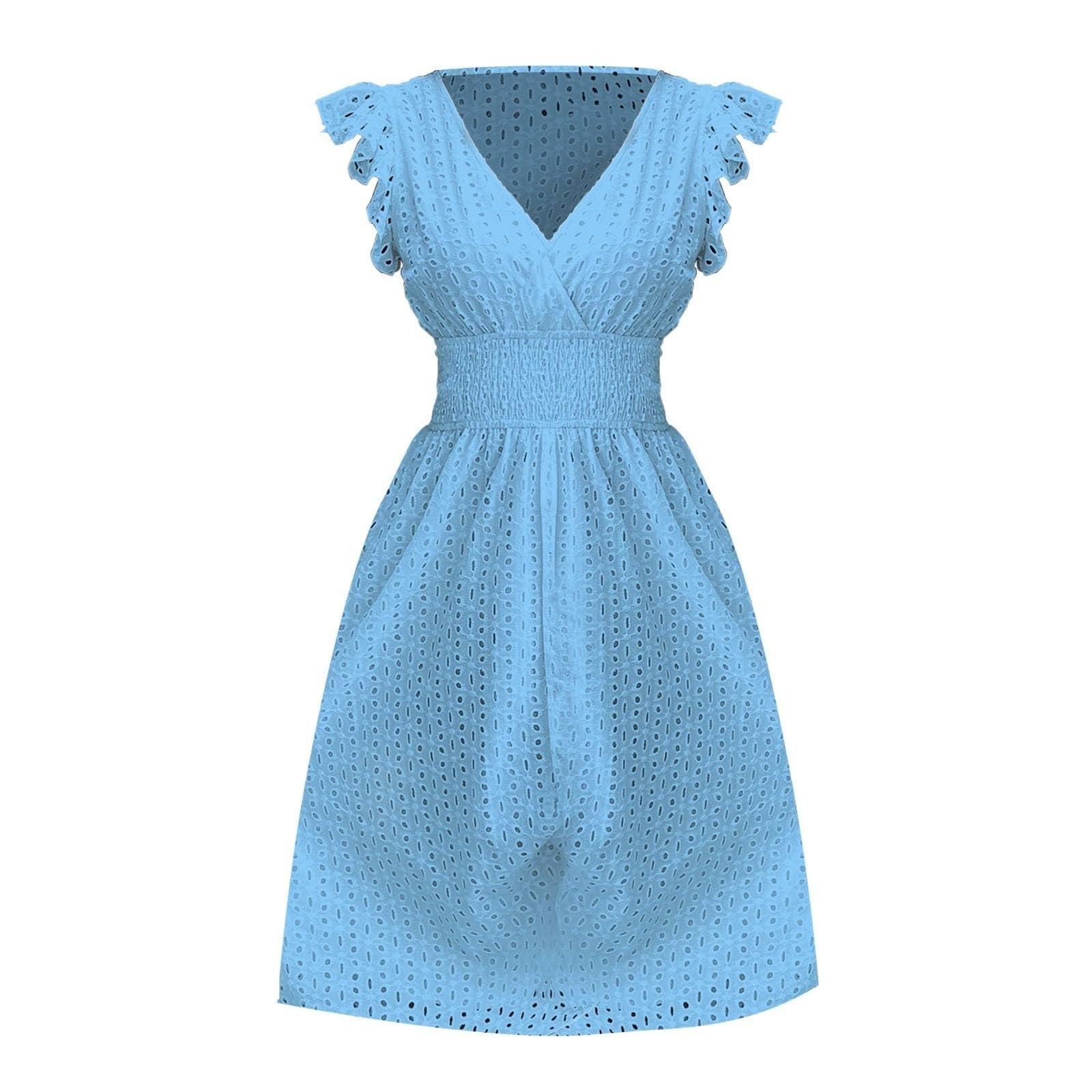 uxxnjfg Vestidos De Fiesta Mujer Elegantes Boho Ropa Verano Vestido Elegante Sin Mangas Ceremonia Coctel Ropa Fiesta Primavera Dresses for Women