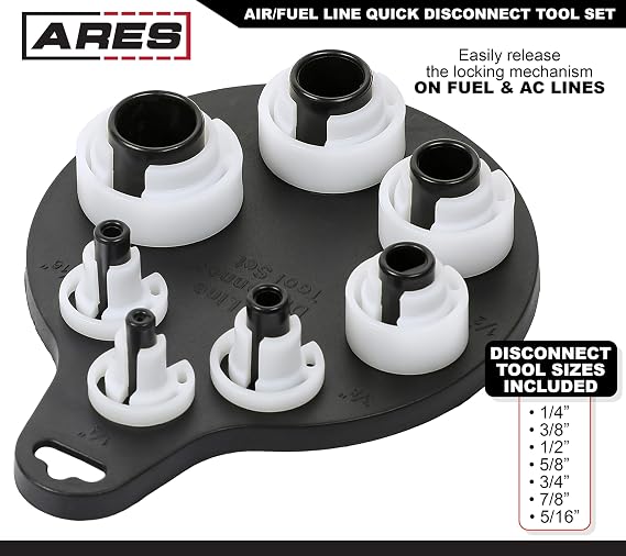 ARES 70317 Air Conditioner and Fuel Line Disconnect Tool Set