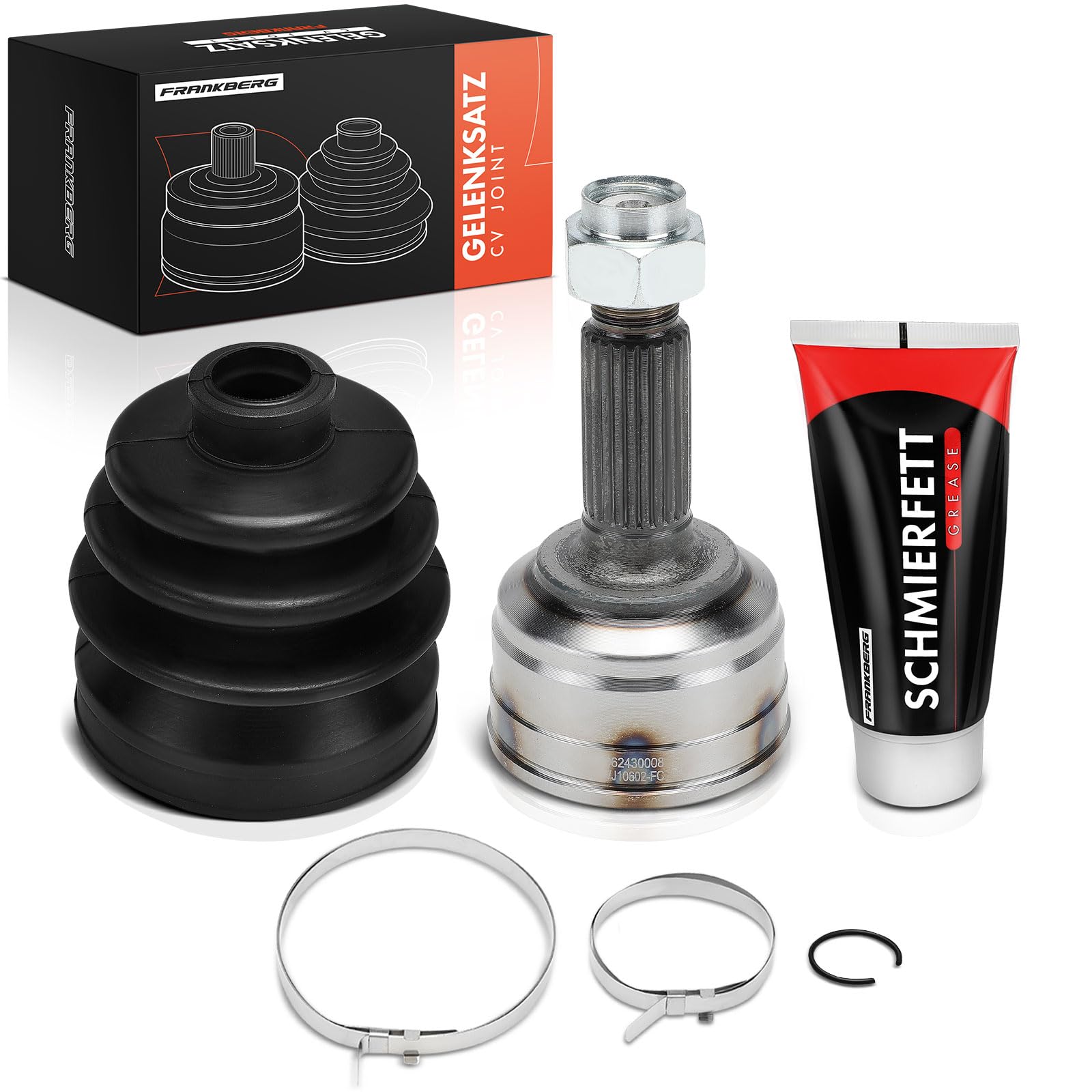 Frankberg Kit de junta homocinética delantera lado de la rueda 851004 | Compatible con: 400 Hatchback RT, M.G ZS Hatchback, M.G ZS, 45 RT, 45 Notchback RT, 400 RT