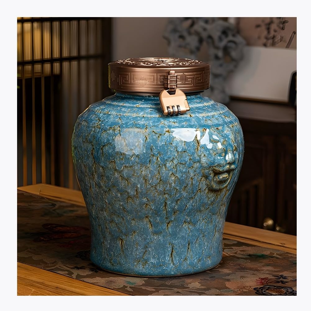 Dispensador de agua de cerámica para cocina y almacenamiento de vino de 10L