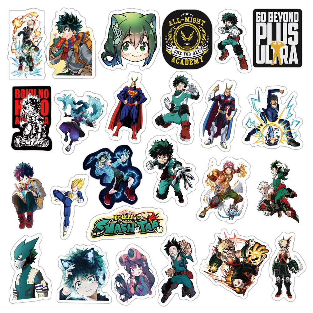 Set 50 Adesivi Dragon Ball In Vinile - Impermeabili, Per Laptop Bottiglie Quaderni 394844
