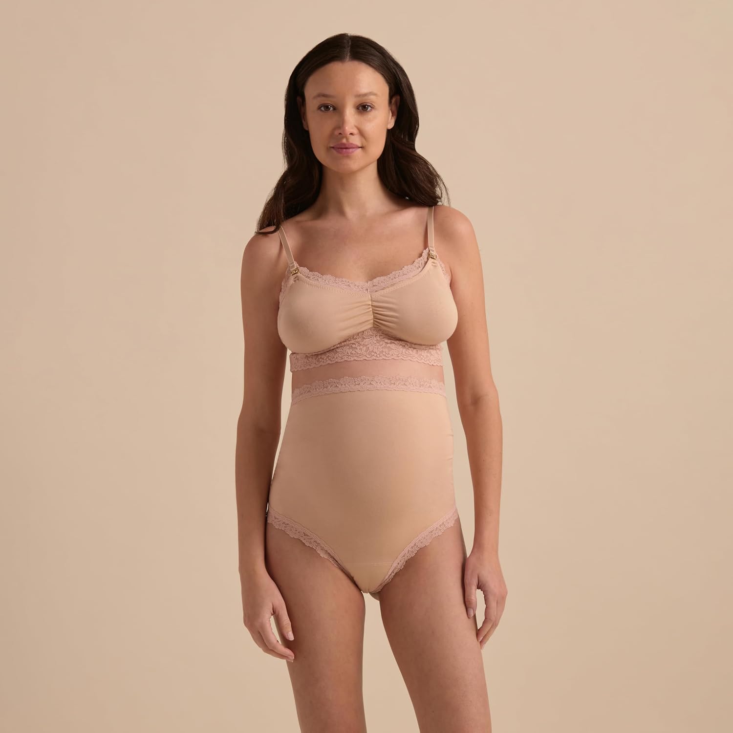 hanky panky - SupimaCotton High Rise Thong Maternity Underwear | Pregnancy Panties for Women