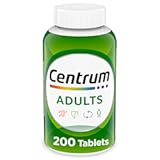 Centrum Adult Multivitamin/Multimineral Supplement with Antioxidants, Zinc, Vitamin D3 and B Vitamins, Gluten Free, Non-GMO Ingredients - 200 Count