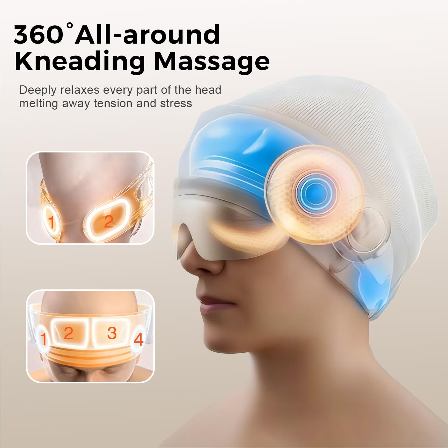 Amazon.com: comrelax Head Massager for Headaches, Eye Massager