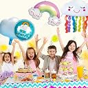 Pop The Party 59 Pcs Pastel Rainbow Balloon Arch Garland Kit For Birthday Decoration (5 Rainbow Candy) gallery image