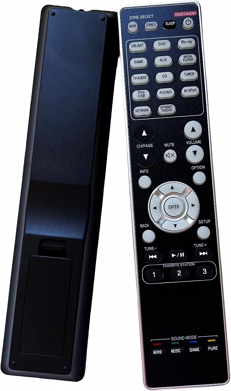 Replace New Remote Control for Marantz SR6006 SR5007 SR5006 NR1602 NR1603 NR1710 SR6012 Home Theater AV Surround Receiver（Black）