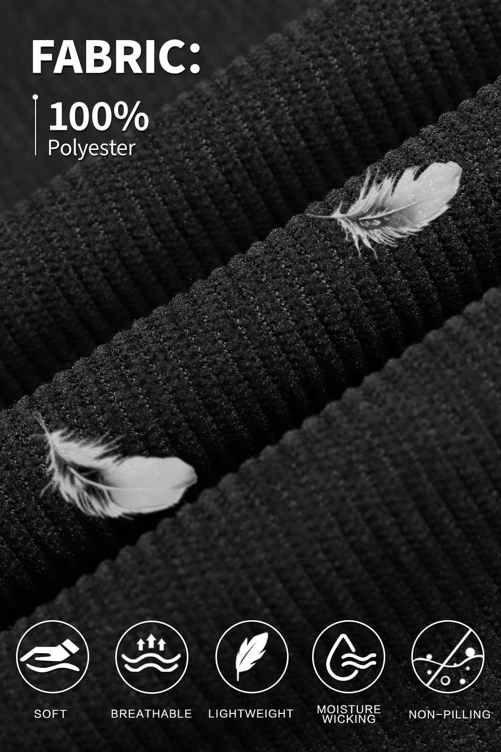 Heyfanee Men's Baggy Corduroy Shorts Loose Fit Lightweight Shorts for Men Below Knee 15 Inch Inseam - Image 5