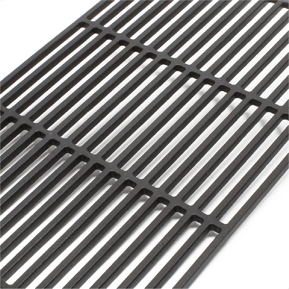 Griglia rettangolare in ghisa 54 x 34 cm per barbecue a carbone e a gas Griglia rettangolare in ghisa 54 x 34 cm per barbecue a carbone e a gas