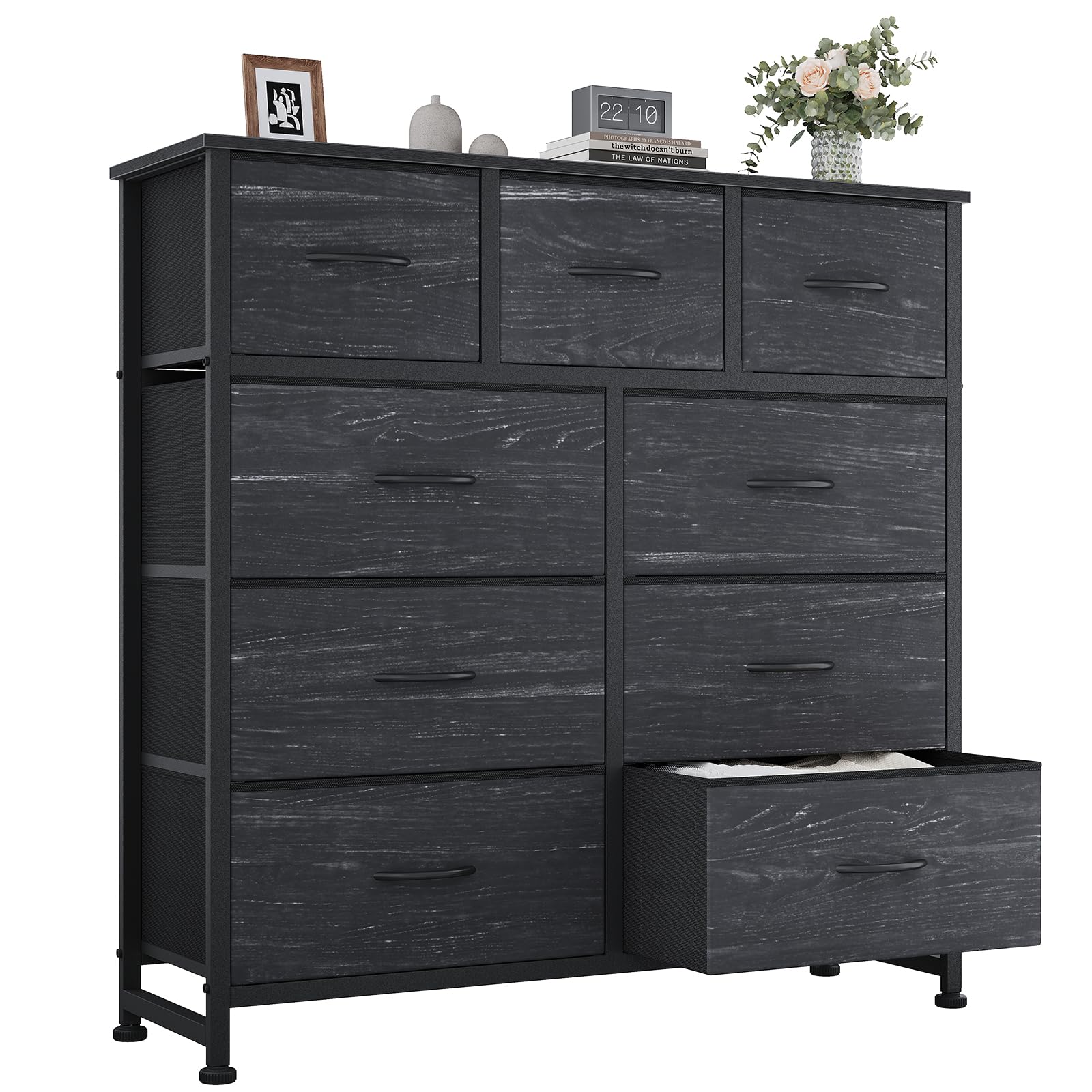 OLIXIS 9 Drawer Tall Dresser for Bedroom, Closet Organizers and Storage