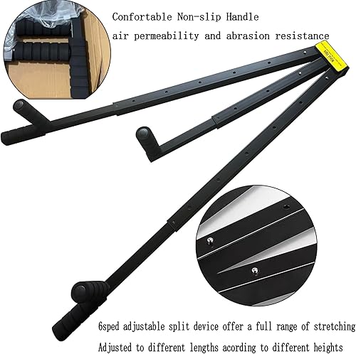 Miniatura 4 de Estirador de piernas de 3 bares, máquina de estiramiento de piernas para flexibilidad, para niños, adultos, gimnasio en casa, gimnasia, danza,