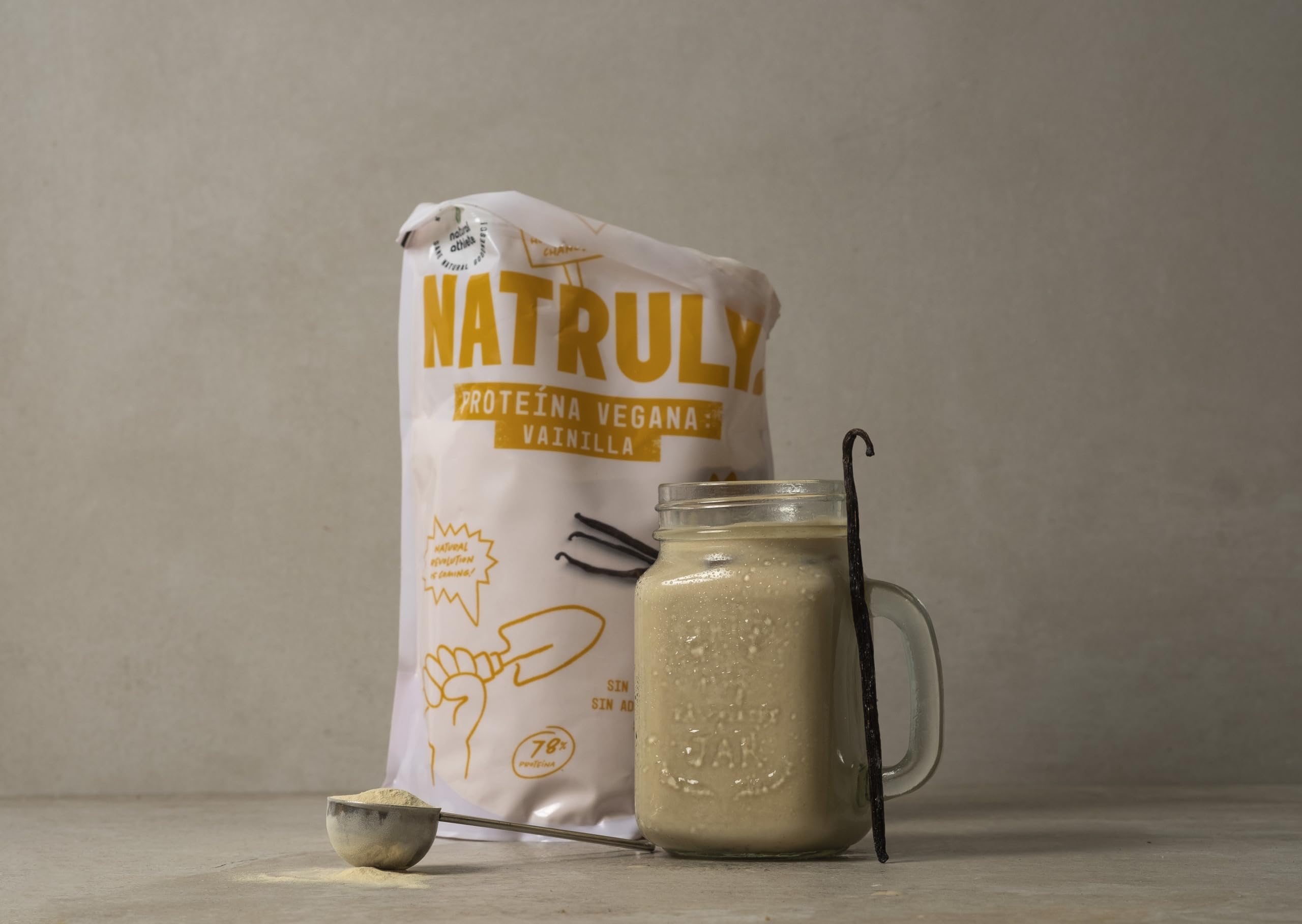 Rule 1 Proteins Proteine Vegetali Gusto Banana Congelata - 20g Proteine, Vegana, Senza Glutine E Soia