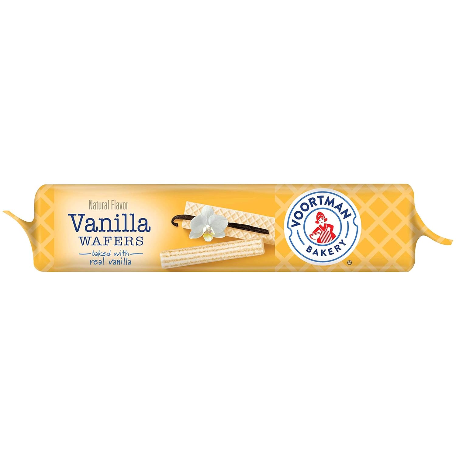 Voortman Bakery Vanilla Wafers, Mega Size, 5.17 oz, Case of 9