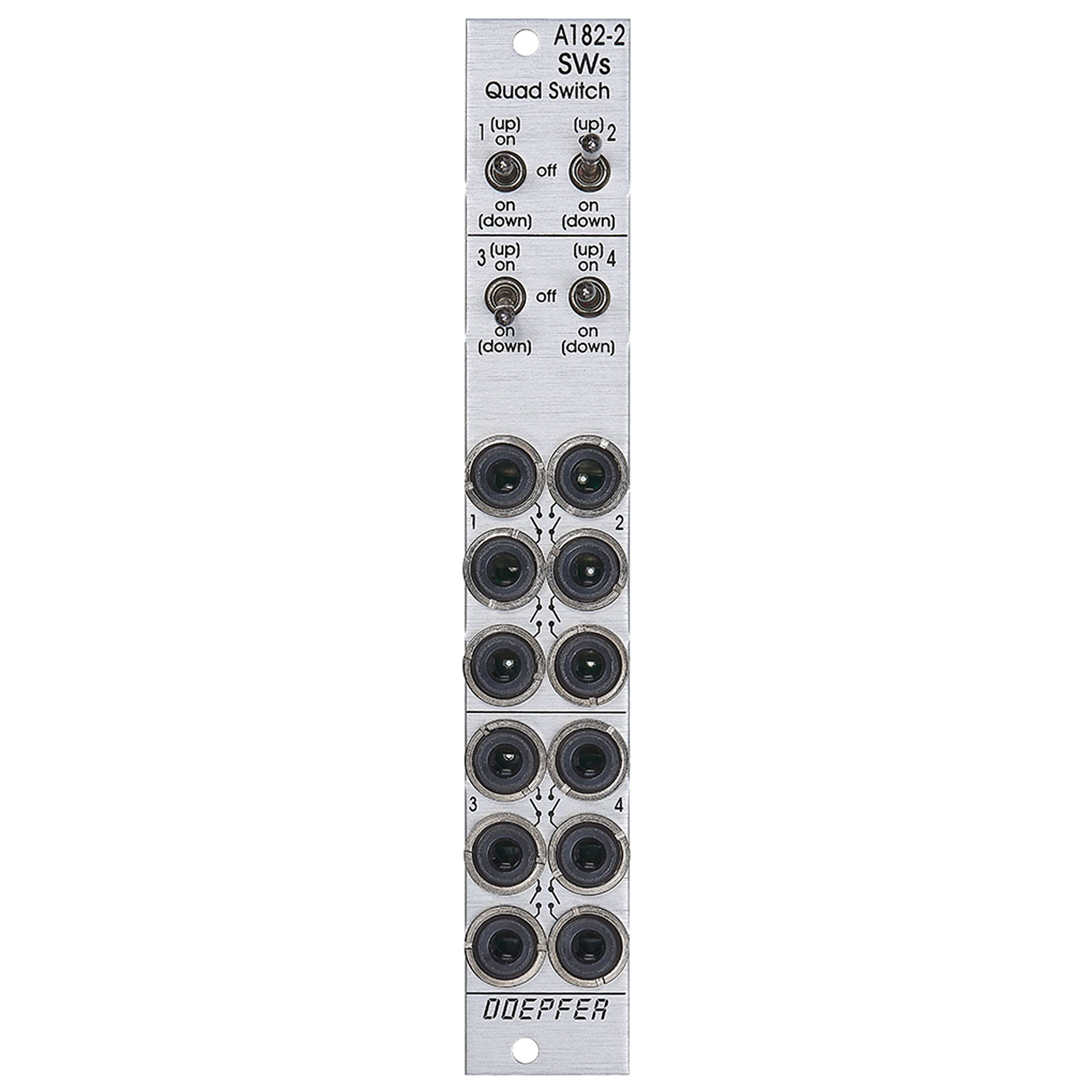 A-182-2 Quad Switches - Modular Synthesizer