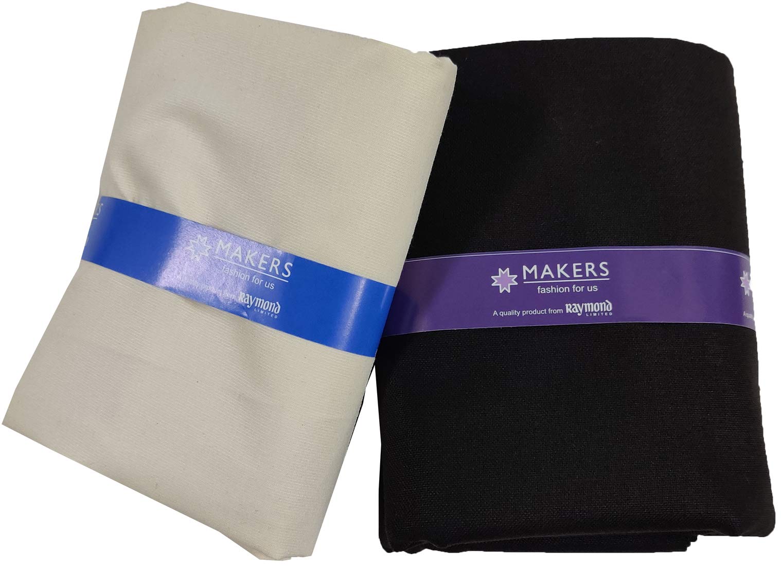 Fabrics Makers Men's Unstitched Poly Cotton Printed Shirt and Trouser Fabric Set - Gift Pack (Multicolour_Free Size)