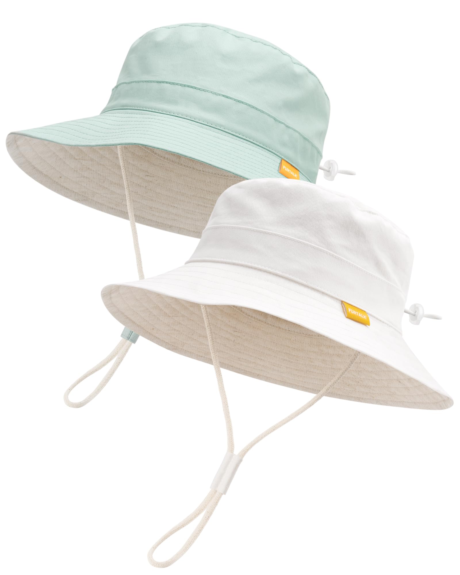 FURTALK Baby Toddler Sun Hat for Boy Girl Summer Bucket Hat Kids Sun Protection Beach Hat