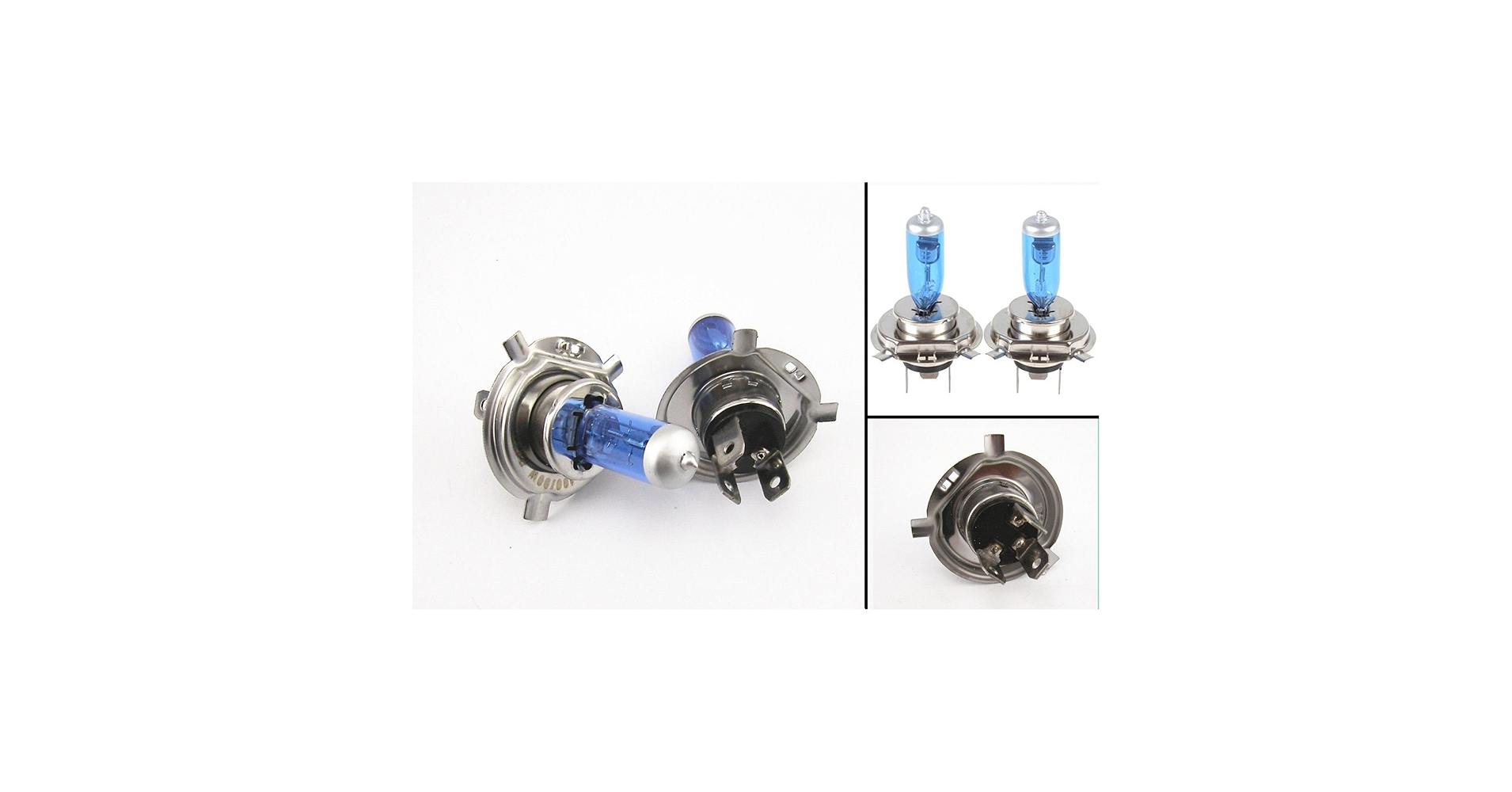 Amazon.com: Xenons H4 HID Hyper Blu/Wht Headlight Bulb Bulbs