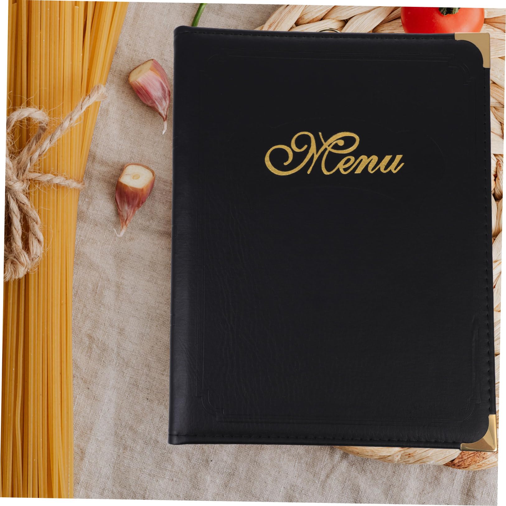 PLAFOPE 1Pc A4 Libro De Menú Carpeta De Libro De Menú Soporte De Exhibición De Restaurante Soporte De Menú Carpeta De Comida Simple Carpeta De Visualización De Menú De Restaurante Barra