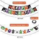 Party Propz Halloween decoration – 2pcs, Happy Halloween Banner with Character Banner | Spooky Party Haunted House | haunted houses gallery image