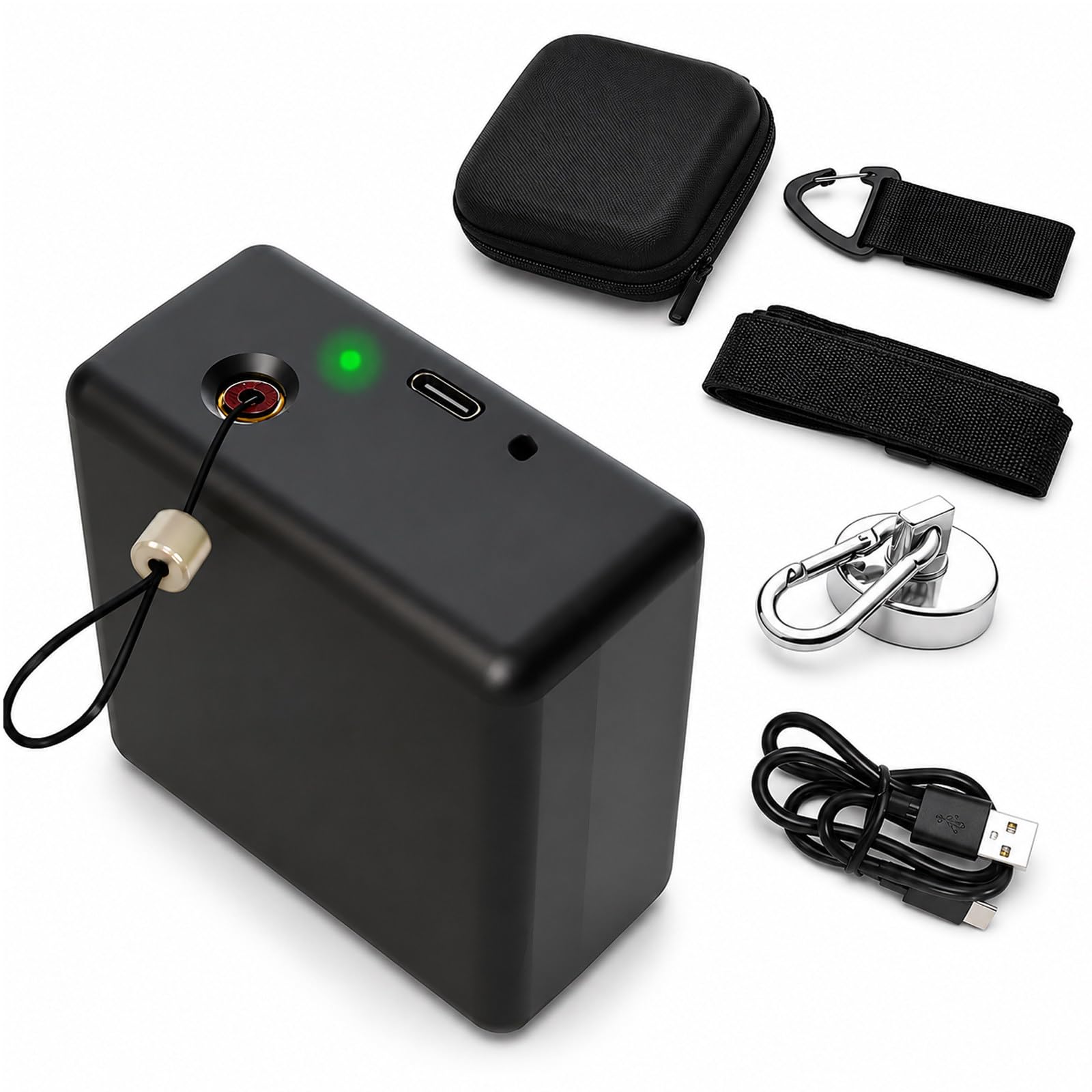 vnmudzeo VBT Training Device,for Coaches,Gym – Intelligent Speed Tracker, Real-Time Data & Voice,Magnetic Mount,Charge 2H Use 50H, ±1mm
