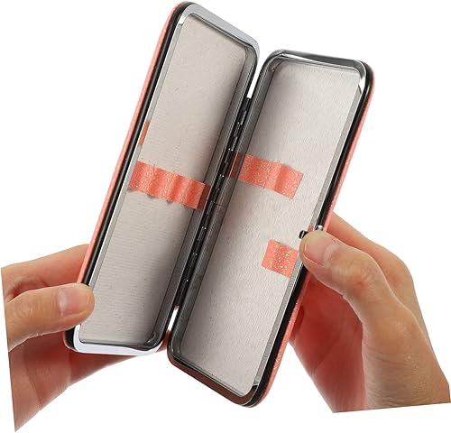 Miniatura 9 de Beautifu Box - Estuche de almacenamiento de maquillaje, organizador con pinzas para extensiones de pestañas, Rosado, Centímetro