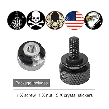 Amazon.com: MOJINLI Stainless Seat Bolt Screw Bolt Kit, 1/4