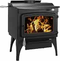 Pleasant Hearth 1,800 Sq. Ft Wood Stove, Black : Tools u0026 Home Improvement -  Amazon.com