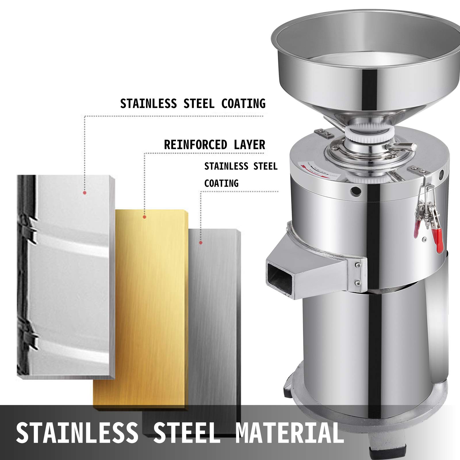 Buy VBENLEM Commercial Peanut Sesame Grinding Machine, 15000g/h