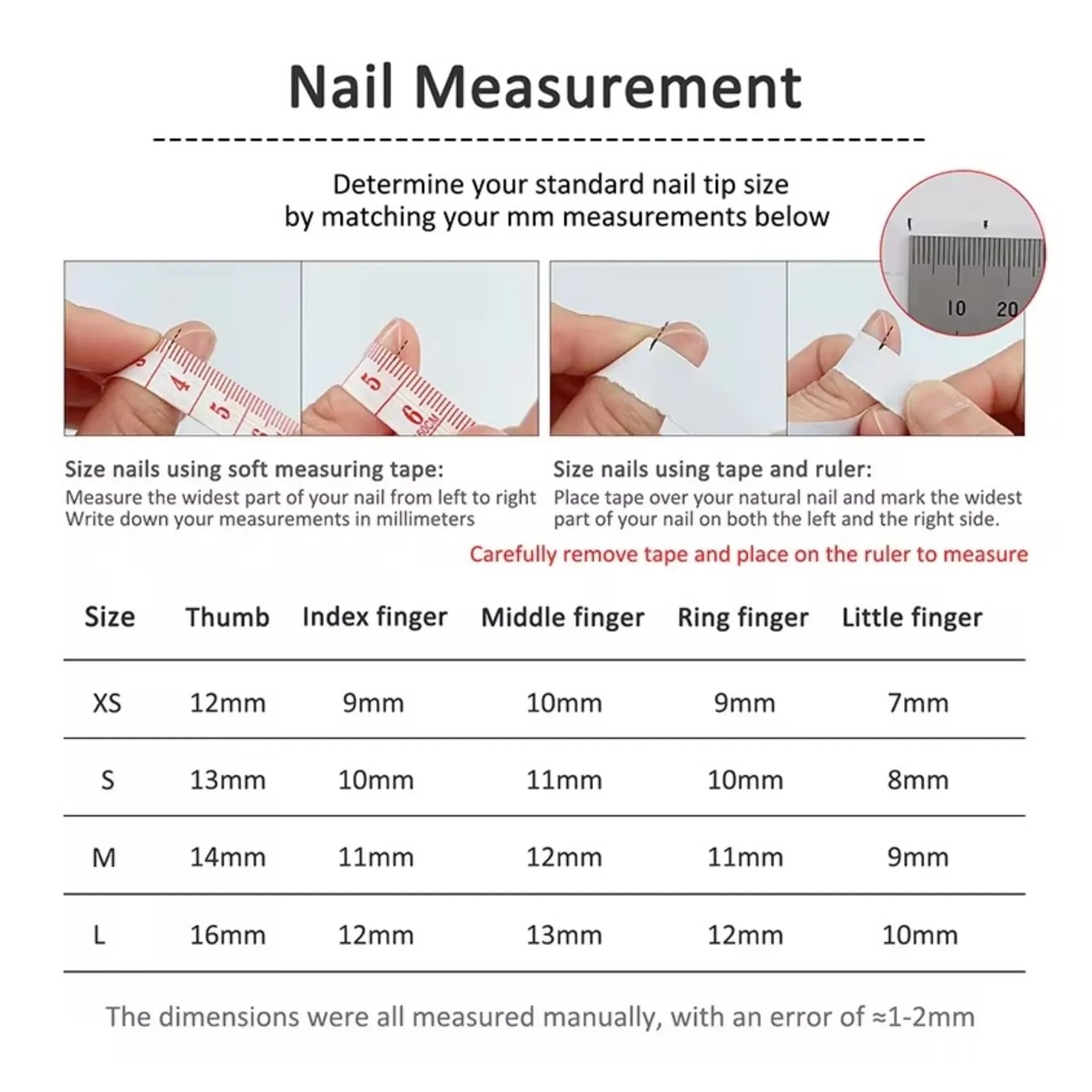 Śliczne paznokcie 10pcs French Almond Press On Nails, Soft Lightweight Wearable Tip Set for Manicure(677 size-S)