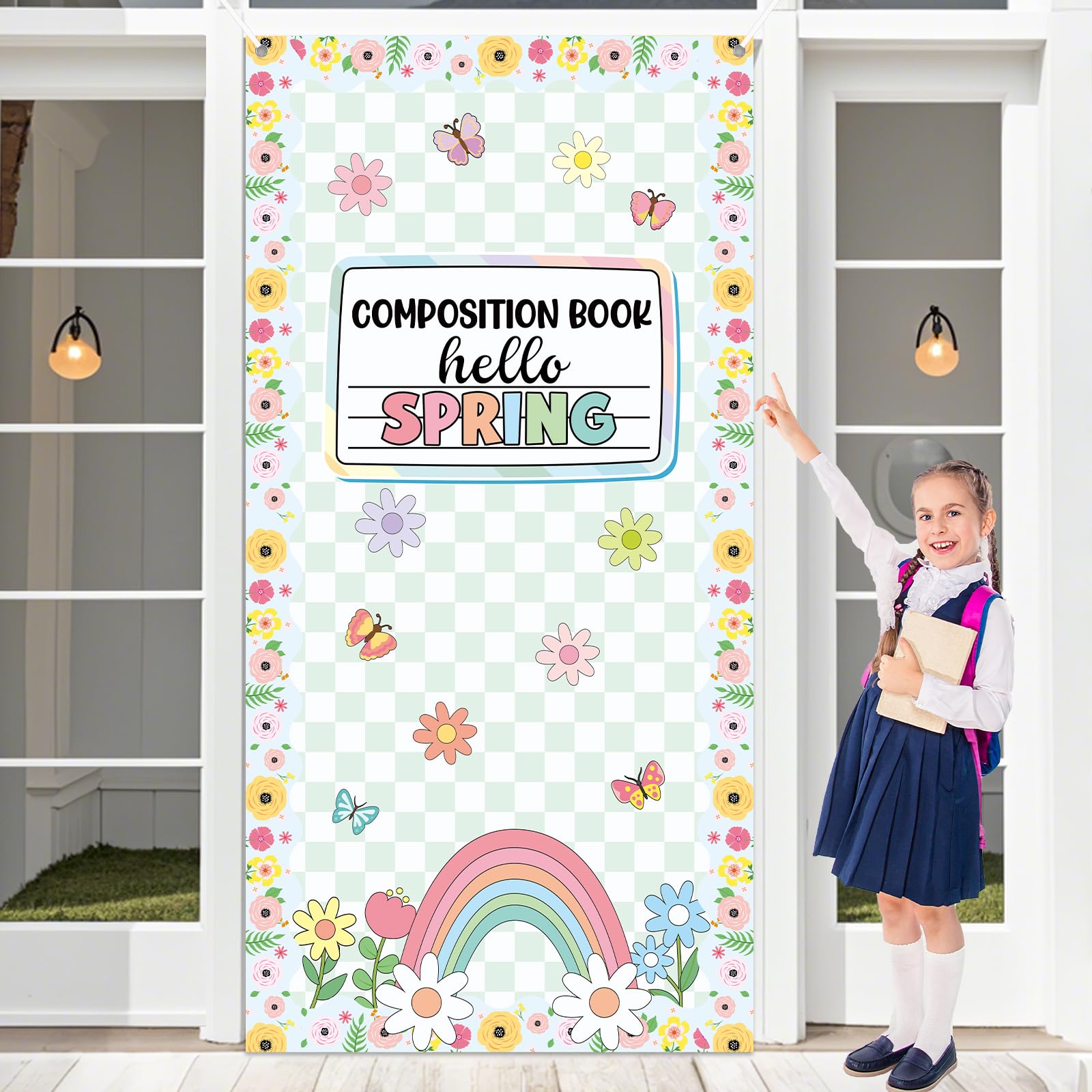 Couverture de porte de salle de classe pour rassurer les élèves