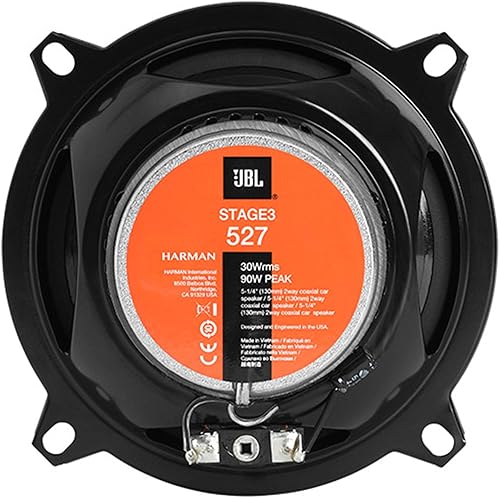 Miniatura 8 de JBL Paquete de 1 par de altavoces Stage3 9637AM 6x9 de 3 vías + 1 par de altavoces de 2 vías Stage3 527AM 5.25"