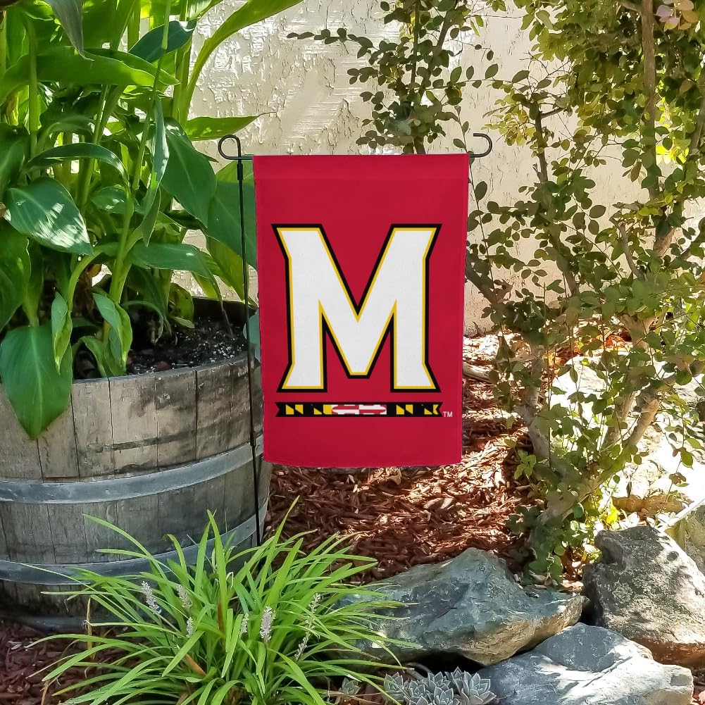 University of Maryland Primary Logo Garden Yard Flag