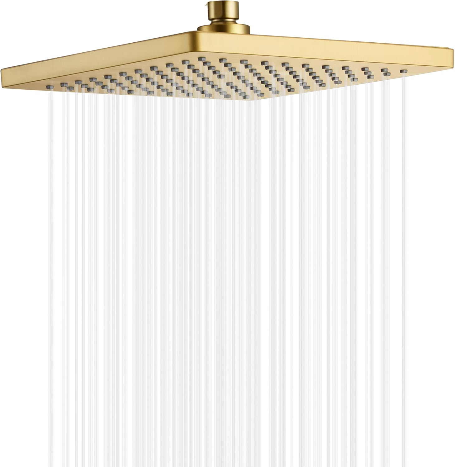 Gabrylly 10" Rain Shower Head, Rainfall Ceiling Mount Shower Head, Oil Rubbed Bronze, 2.5 GPM Water Flow