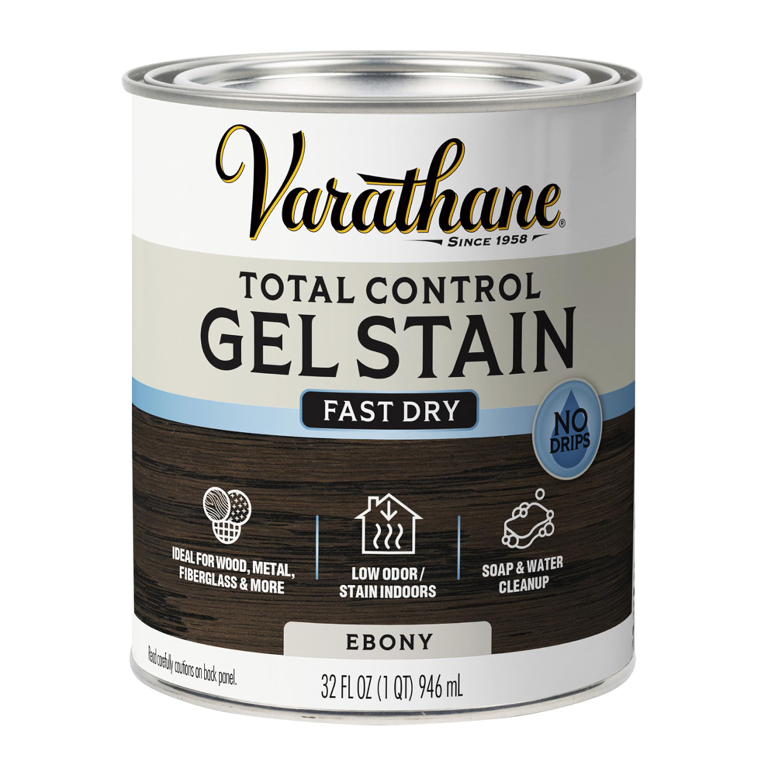 Varathane Total Control Gel Stain Ebony
