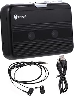 1 PC Toca-Fitas Adaptador De Viagem Rádio Portátil Reprodutor De Música Portátil Gravador De Áudio Digital Toca-Fitas Leitor De Fita Rádio Viagem Rádio Sem Fio Metal Mp3 Mini