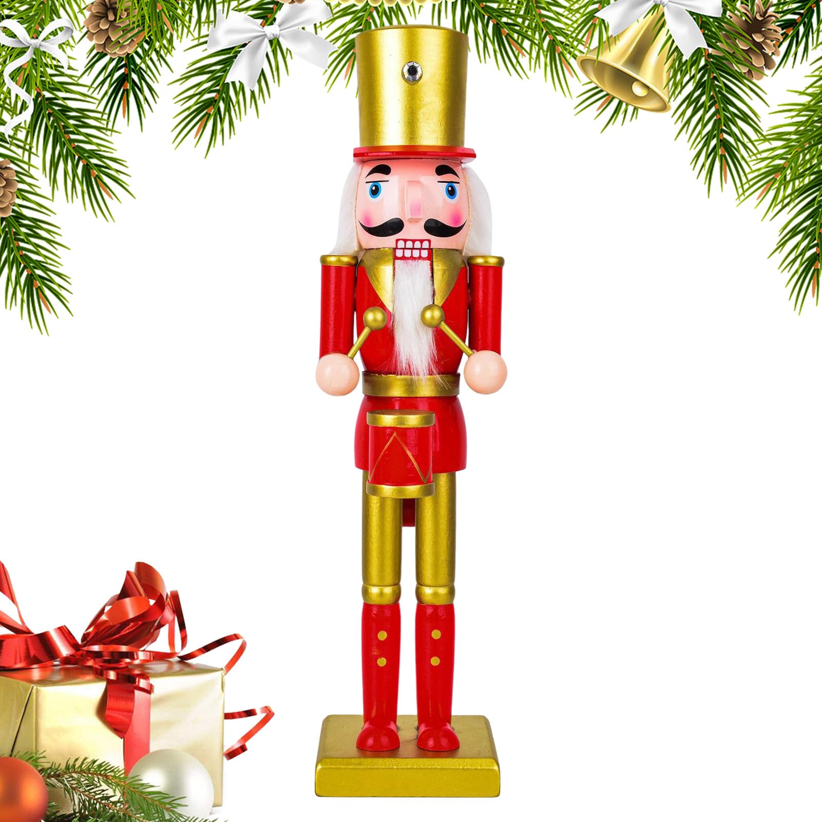 Casse-Noisette Soldat en bois pour décoration de table de Noël