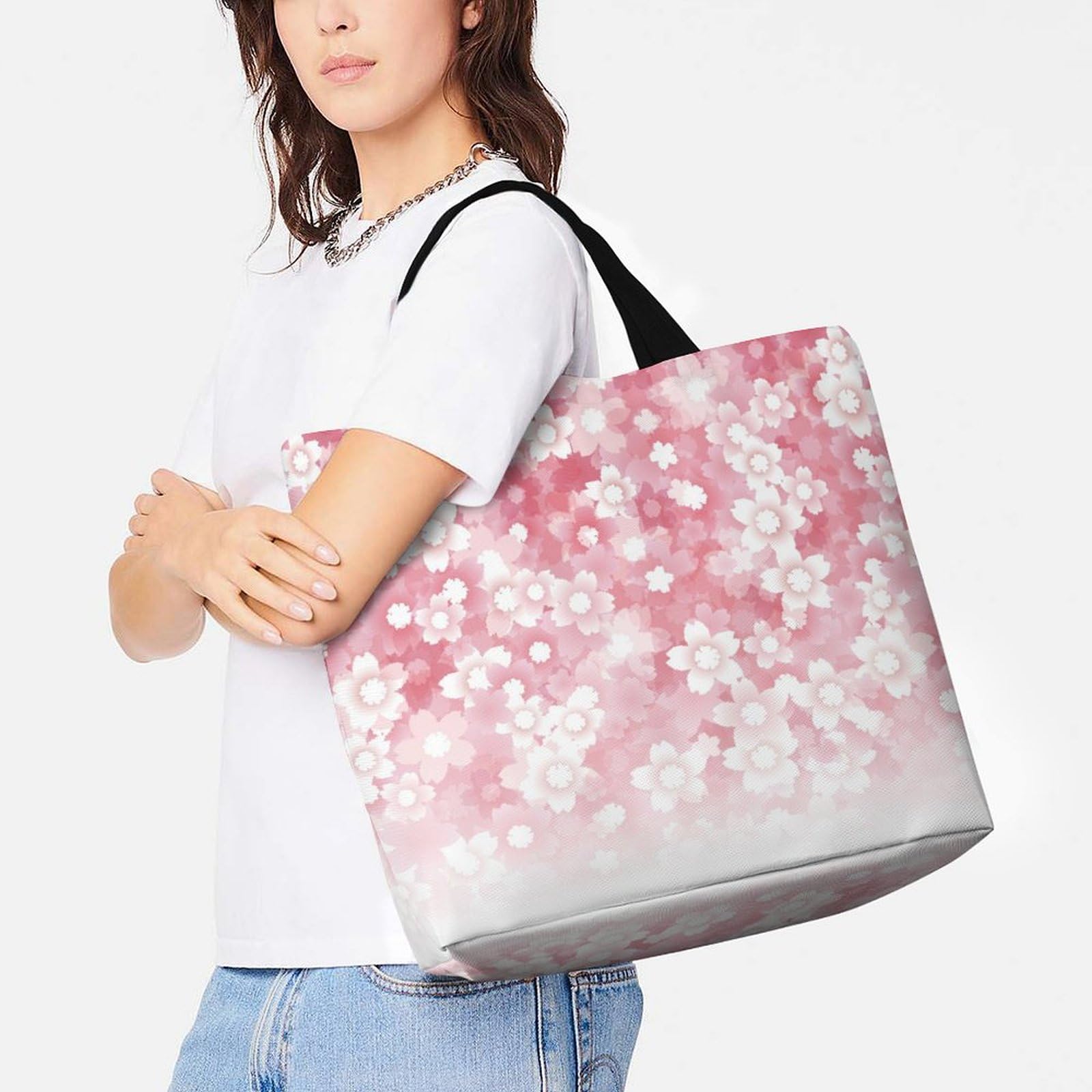 Amazon.co.jp: トートバッグ 春 さくら 桜柄 サクラ 和柄 和風