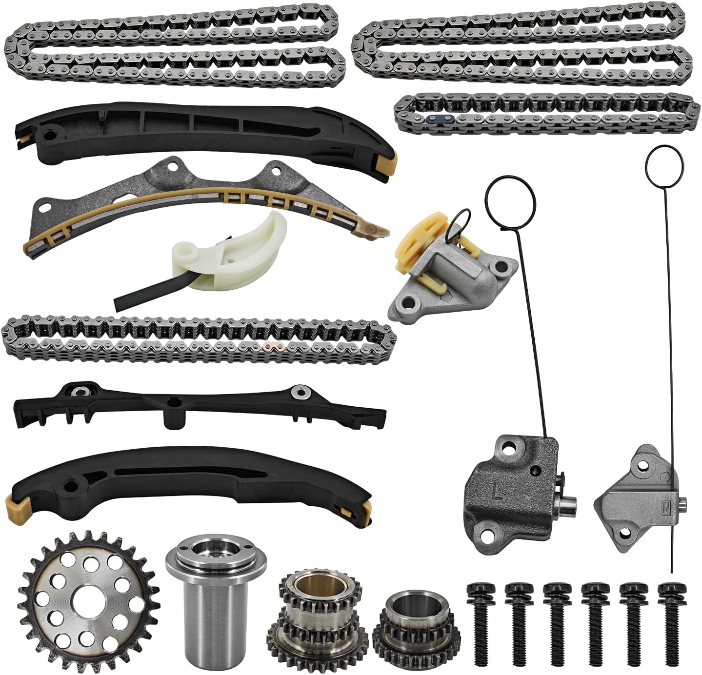 Timing Chain Kit for 2016-Up Pentastar Upgrade V6 3.6L Engine, Fits for Jeep Wrangler/Grand Cherokee/Gladiator, for Ram 1500/ ProMaster, For Dodge Durango, For Chrysler Pacifica/Voyager, New