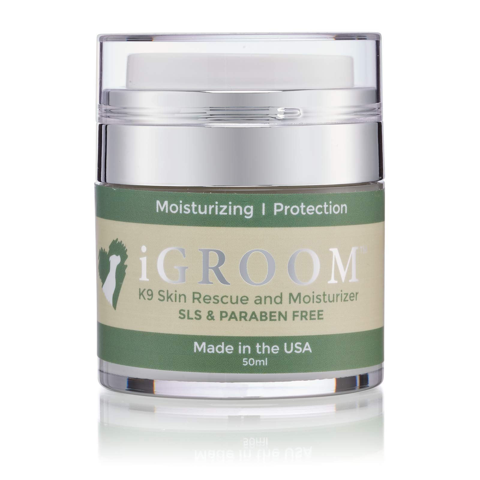 iGroomPet Skin Rescue, Luxury Pet Beauty Care, Moisturise and Protect Dry Paws, Suitable for Dogs and Cats, Made in USA, 50 ml