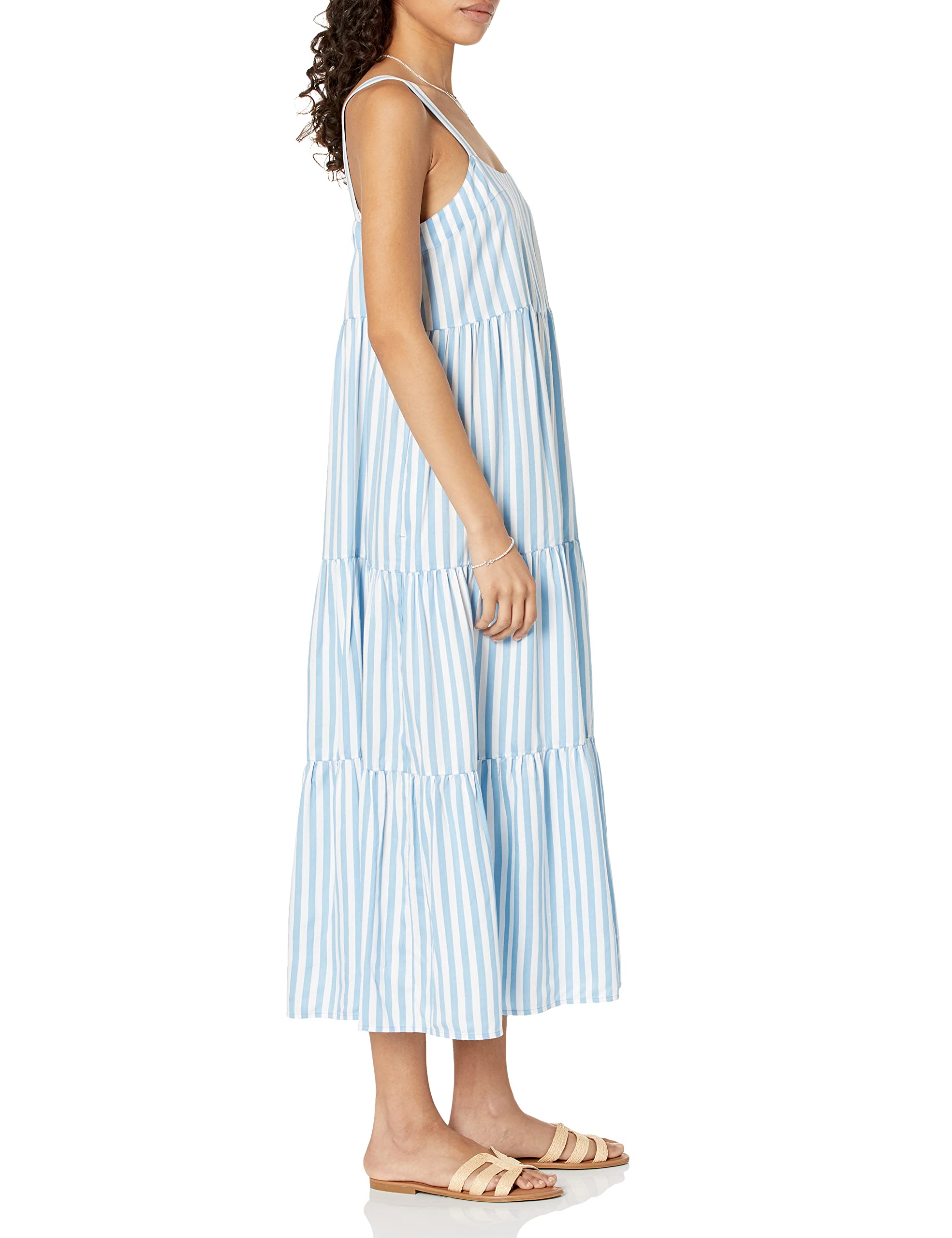 The Drop Women's Britt Tiered Maxi Tent Dress