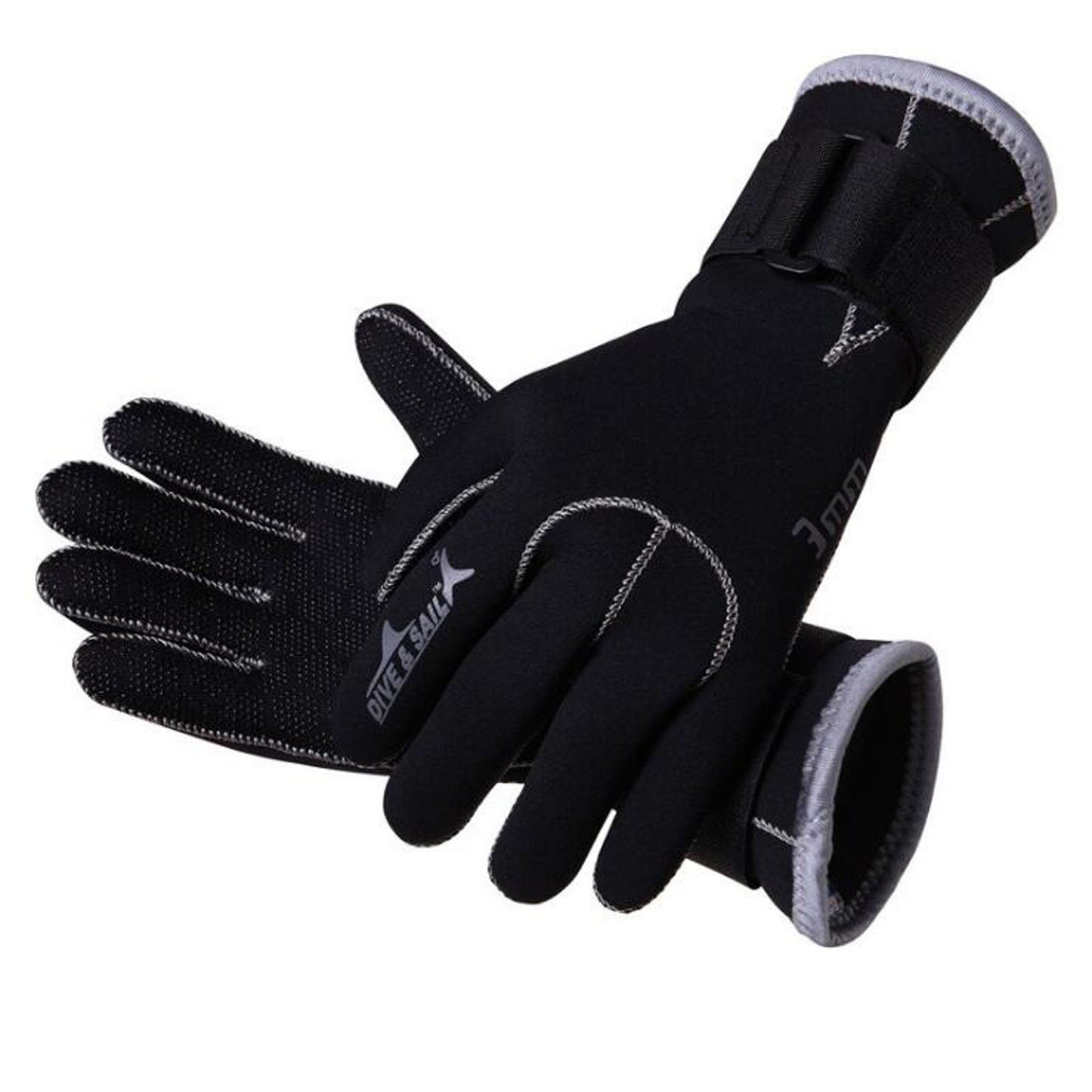 GFSP Outdoor Sports New 3MM Neoprene Swim Swimming Scuba Diving Snorkeling Gloves Coldproof Non-Slip (L)